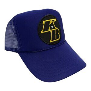 NEW VINTAGE LOS ANGELES LA BLACK MAMBA KOBE TRUCKER HAT CAP ADULT RETRO PURPLE